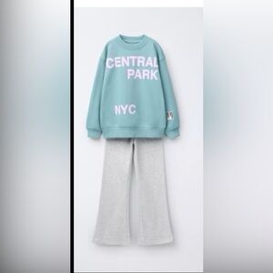 Nwt Zara sweatshirt leggings outfit sz 8-9 girls
